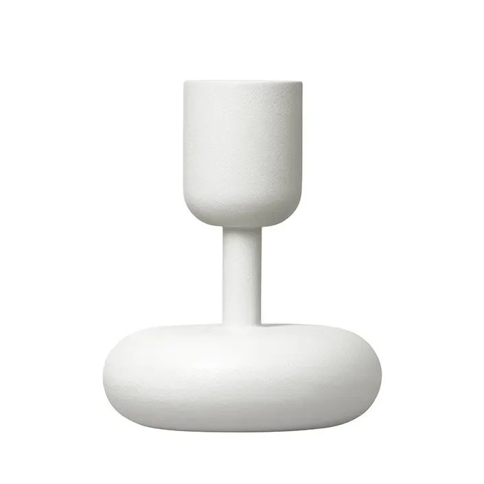 Iittala Nappula ljusstake vit 107 mm