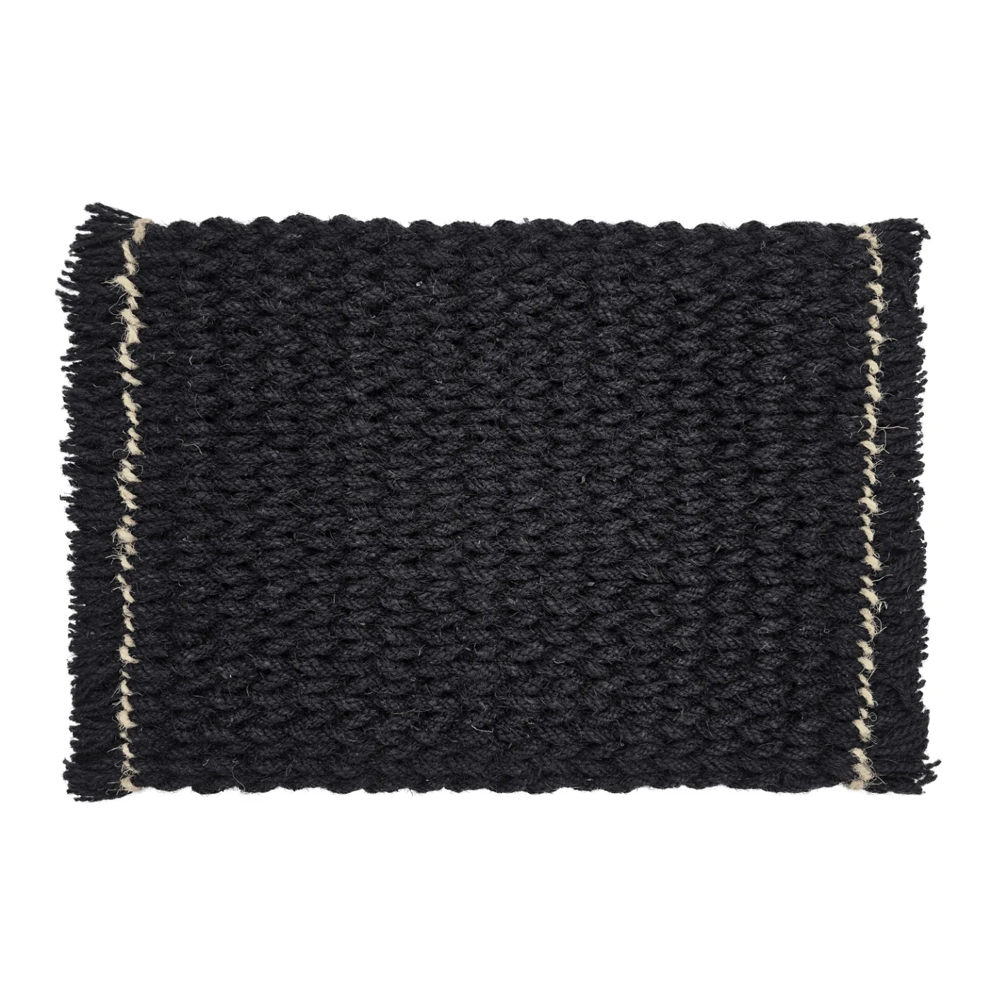 Dørmatte - Crispin (svart) (Størrelse: 60 x 90 cm)