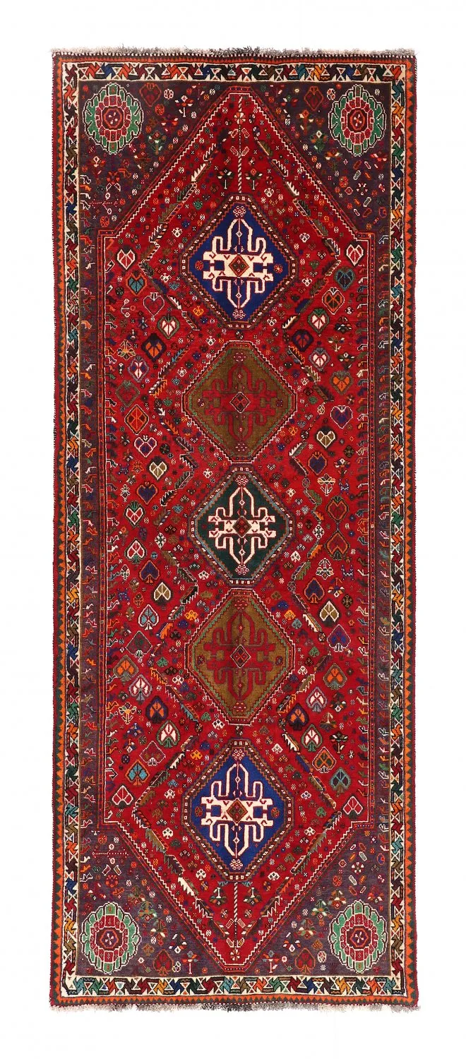 Orientalsk teppe Hamedan 280 x 107 cm
