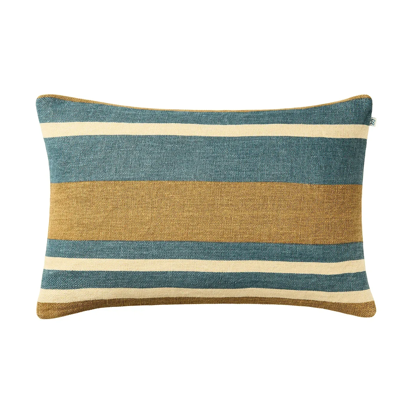 Chhatwal & Jonsson Vera Kissenbezug Khaki-Heaven Blue, 40x60 cm