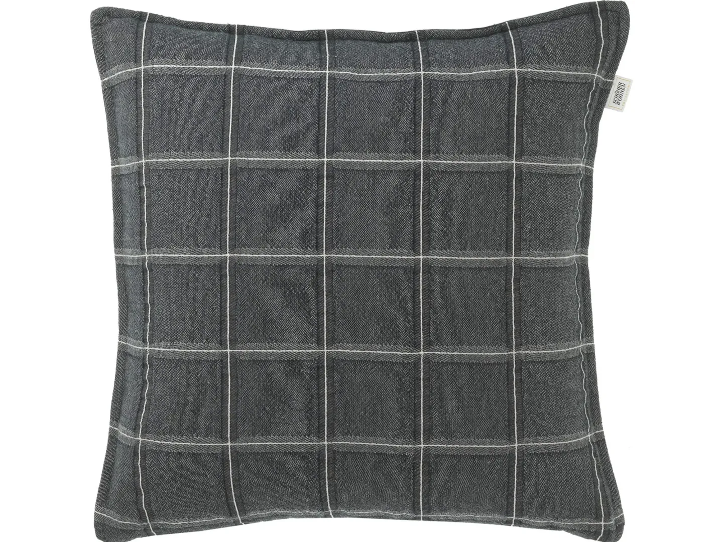 Stoeckel & Grimmler Kissenhülle Delight Anthrazit 45x45 cm | Schubiger Möbel