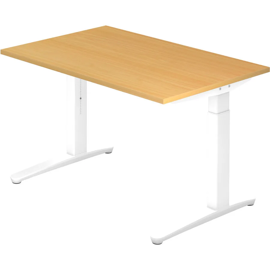 Schreibtisch Office buche Holzwerkstoff B 120 T 80 cm