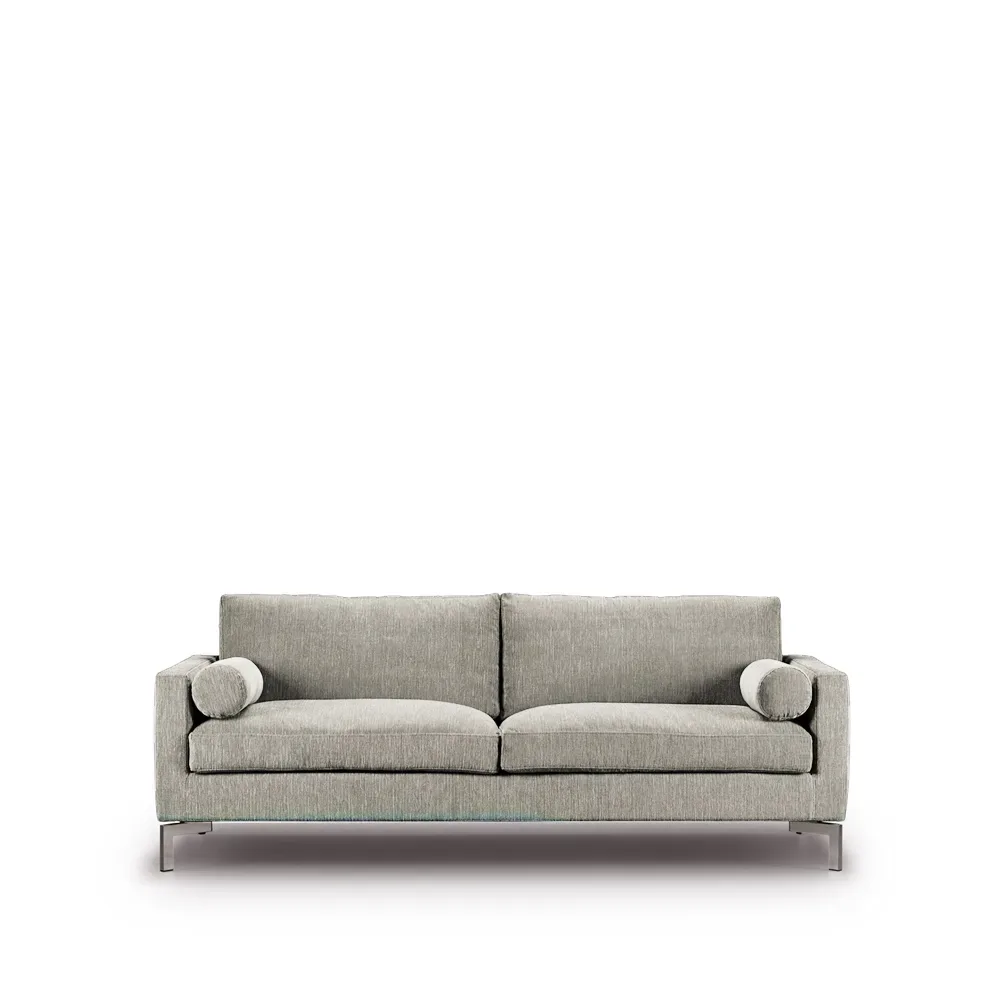 Eilersen Lift Sofa 210 cm Schaumstoffpolsterung Stoff tangent 37 beige-Stahlbeine