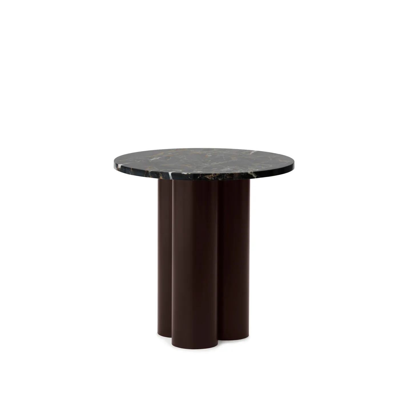 Normann Copenhagen - Dit Table Brown - Portoro Gold - Sidobord - Mönstrad,Brun - Metall/Sten
