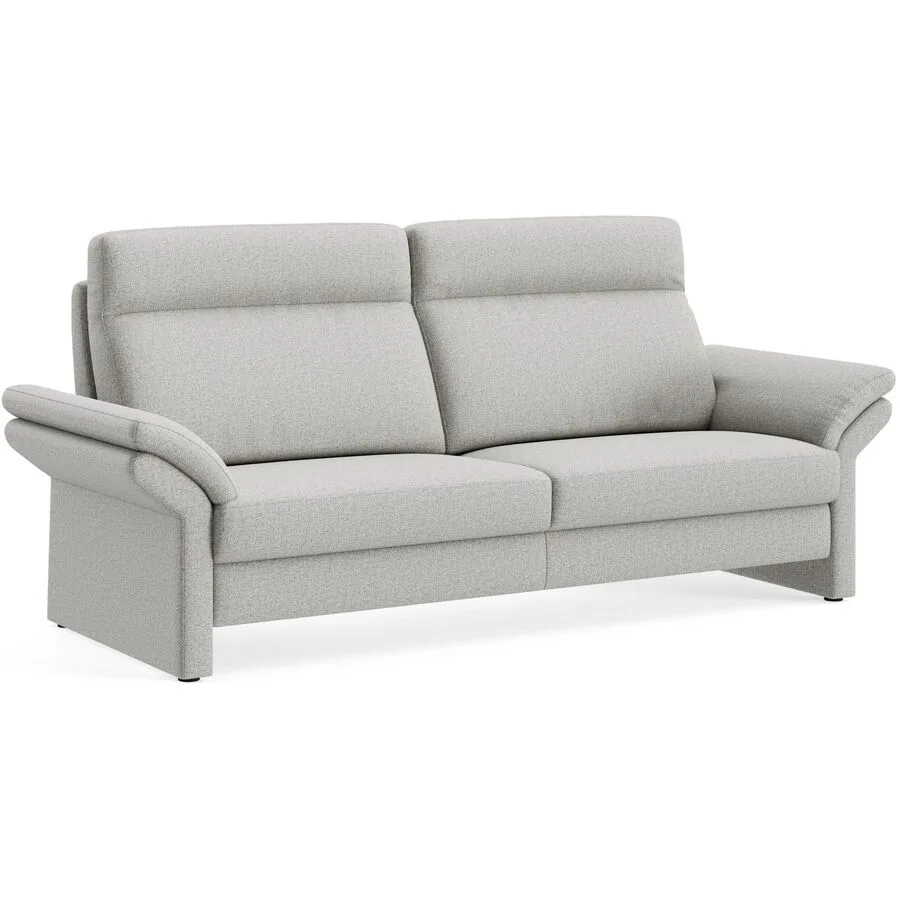 Sofa Albula Ohne Echtstoff Milano lgiht grey B 222 T 89 cm - Möbel Konfigurator: Traummöbel individuell zusammenstellen