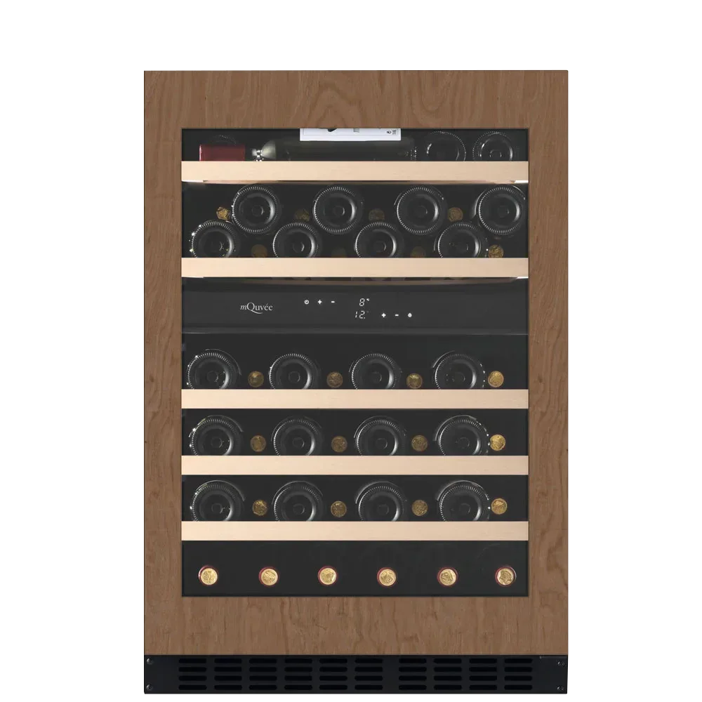 Einbau-Weinkühlschrank 60 cm - mQuvée WineCave Exclusive 780 60D Panel Ready, Push-Pull-Tür