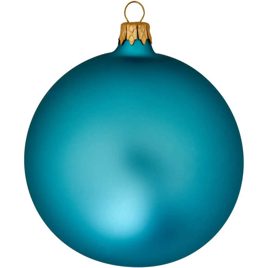 Weihnachtskugel Dream türkis Glas