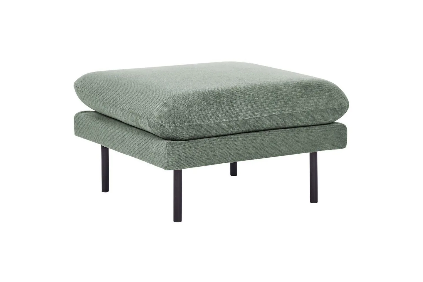 Fotpall Vinterbro Grön/Svart, Polyester - Grön/Svart, Polyester