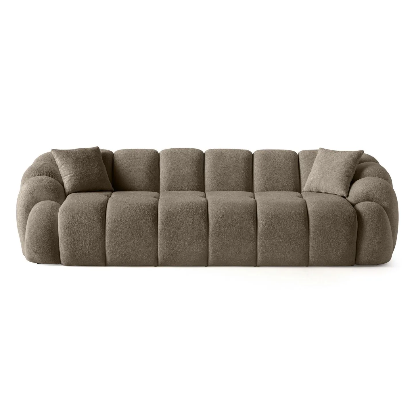 Octavio 4-sitssoffa 268x70x80 cm - Brun