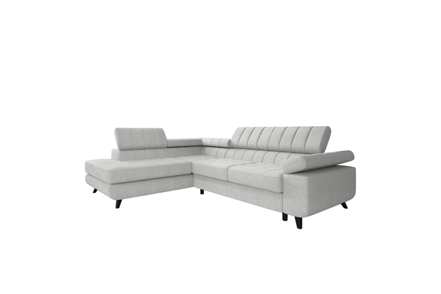 Amshyttan Soffa med Schäslong 3-sits - Ljusgrå