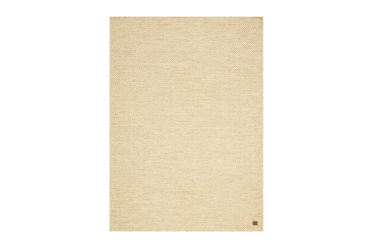 Gåsöga Ullmatta 240x340 cm Rektangulär - Gul