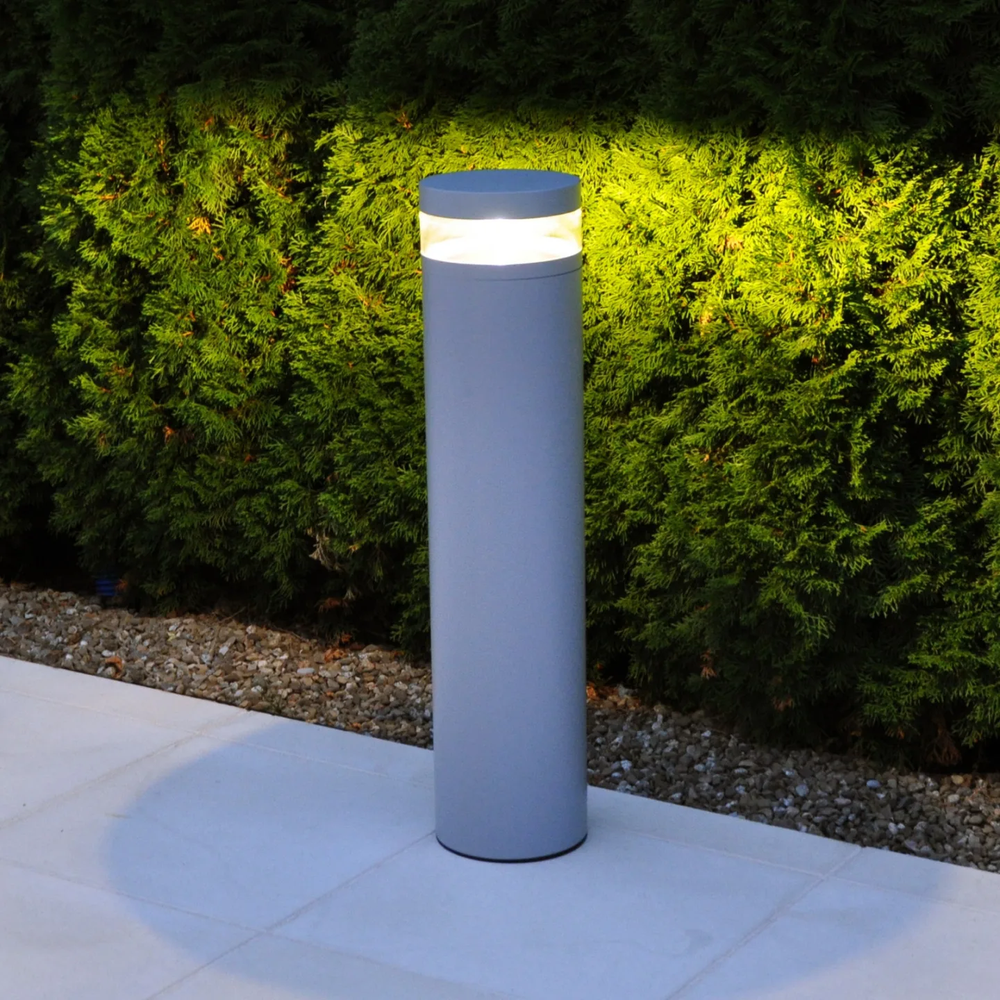 Stavanger LED-Pollerleuchte, alu, 95cm, Erdanker - Norlys - Aluminium