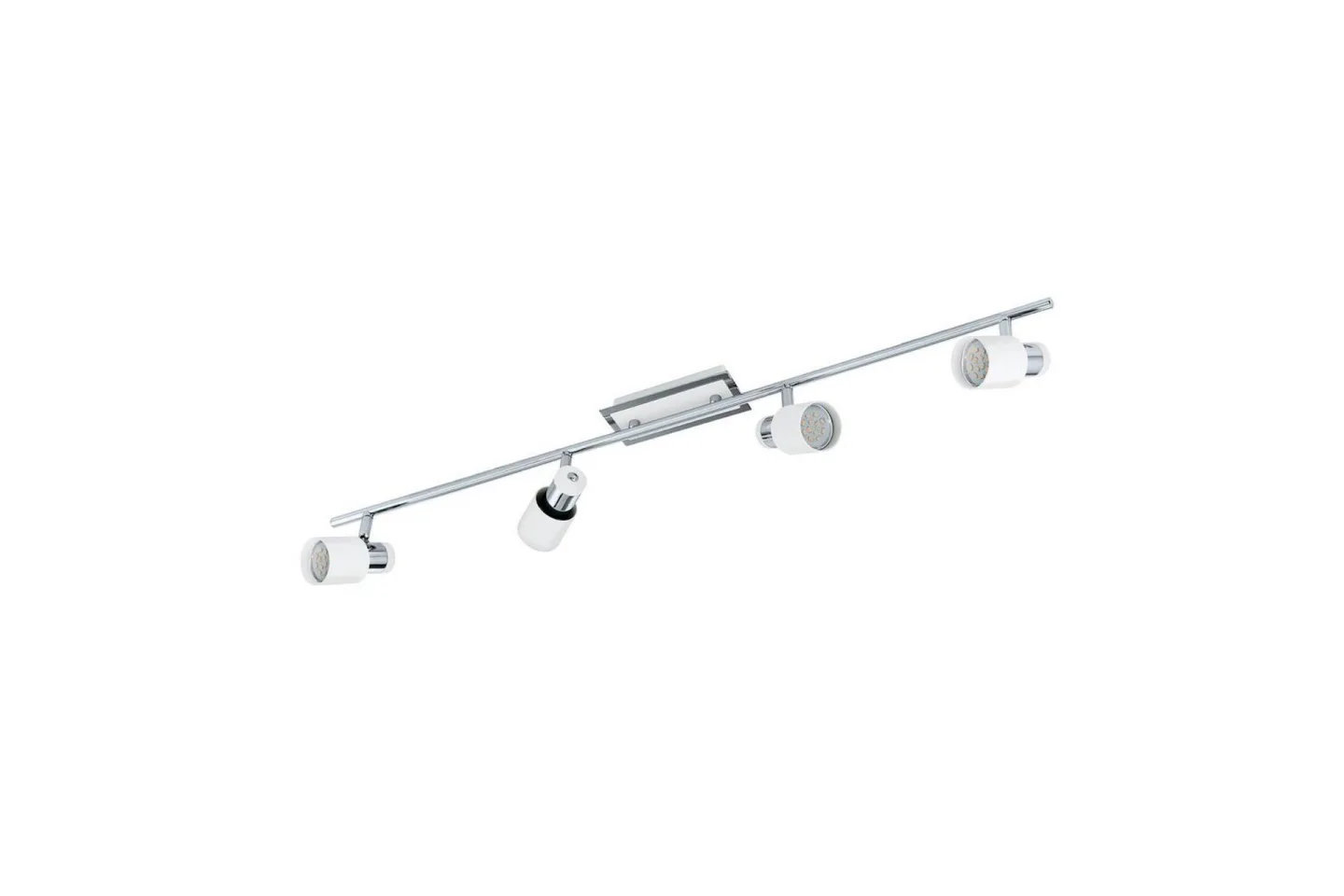 Spotlight Eglo Davida med 4 Lampor - Vit/Krom