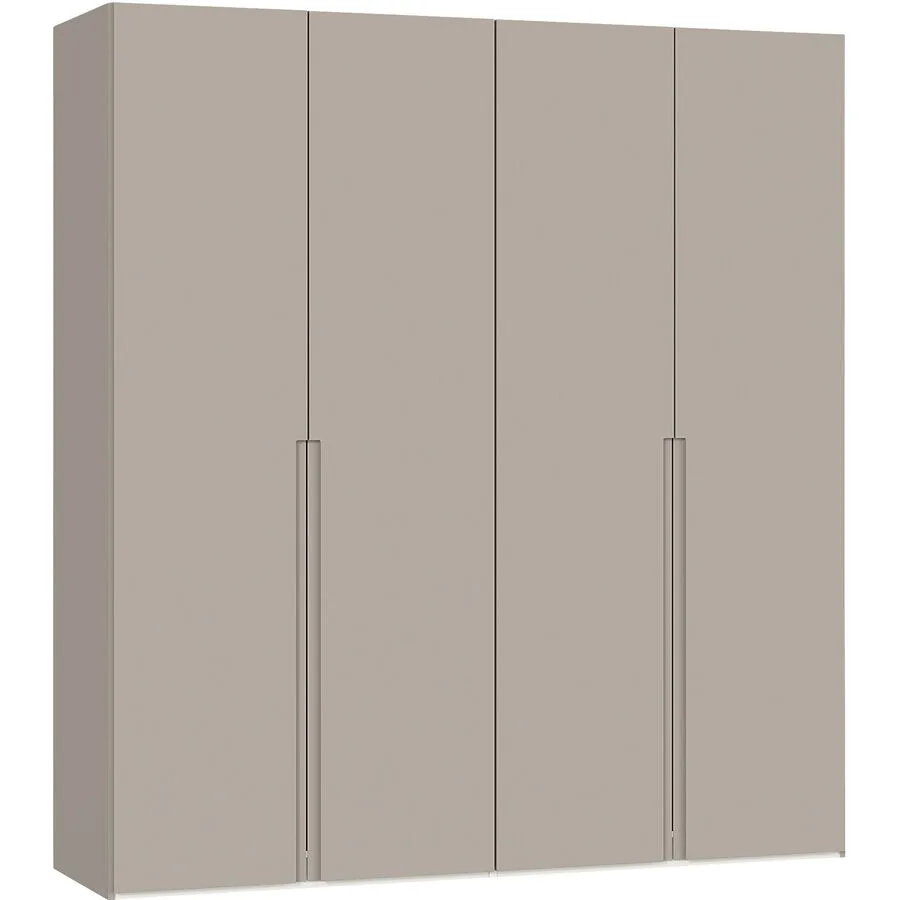 Kleiderschrank Arena Drehtüren nougat Holzwerkstoff B 203 cm - Schweizer Möbelhersteller