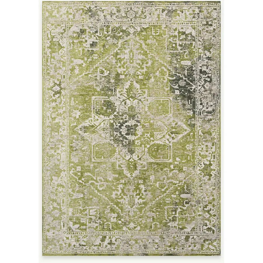 Teppich Olive Wood Grün Polyester 140 cm 200 cm