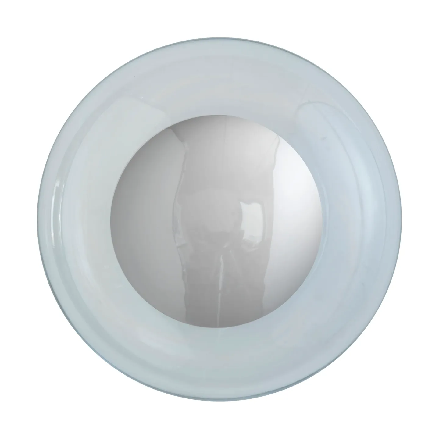 EBB & FLOW Horizon surface Wandleuchte Clear-silver, Ø29 cm