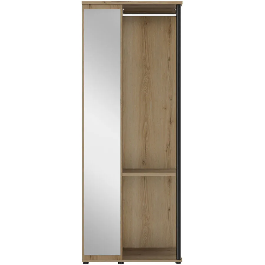 Garderobe Lusi Eiche Dekor Holzwerkstoff H 220 cm