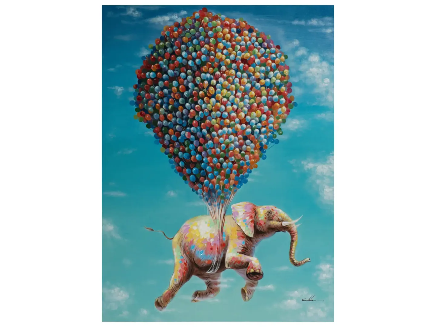 image LAND Bild Fliegender Elefant 40x60 cm | Schubiger Möbel