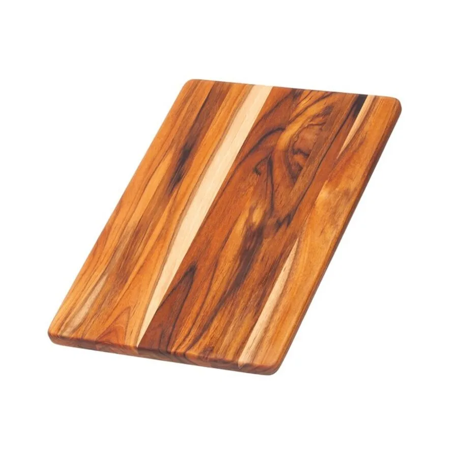 TEAKHAUS Schneidebrett Teak Haus natur Teakholz massiv B 35 T 24 cm
