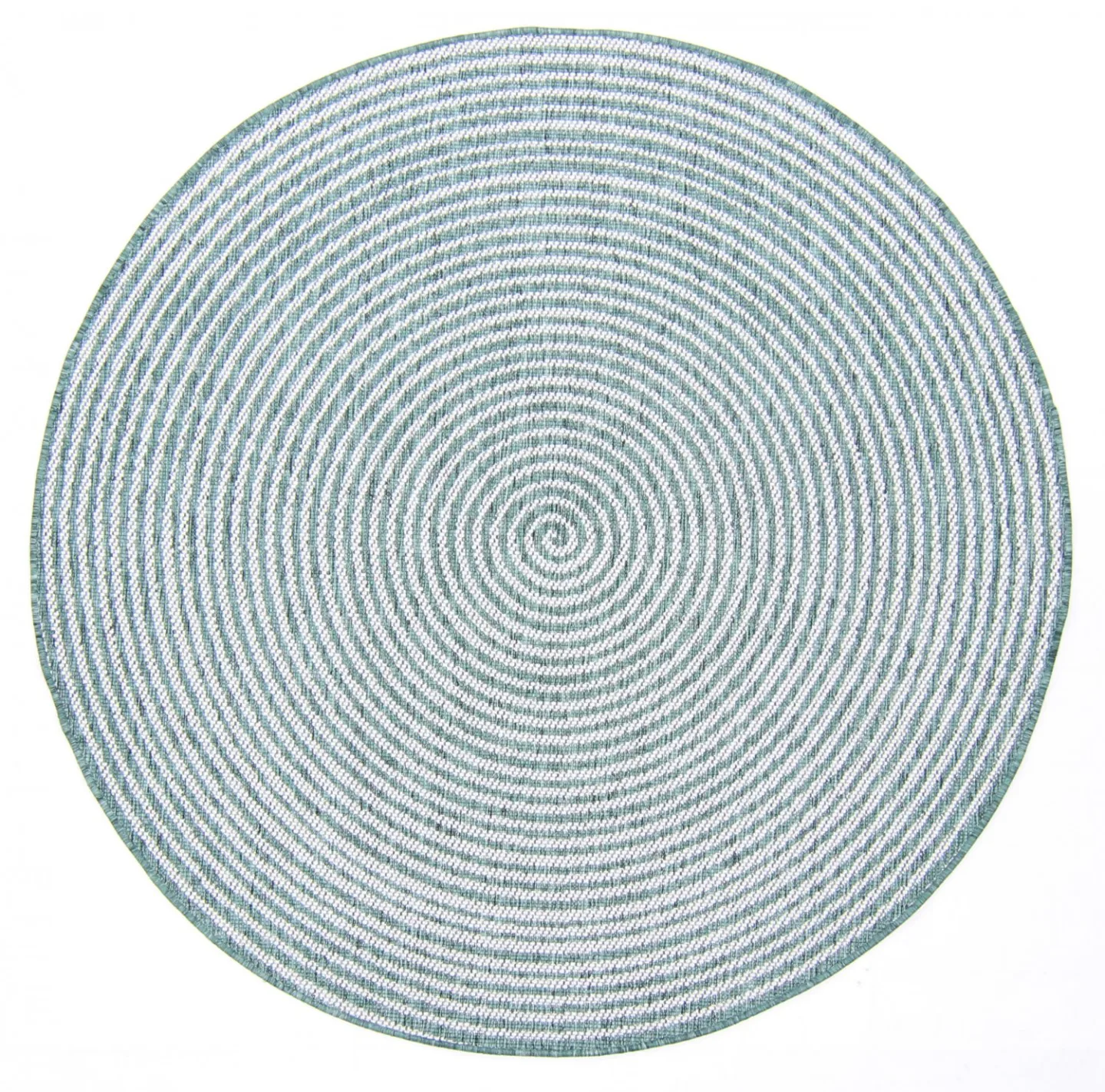 Rundt teppe - Ferragudo (grønn) (Størrelse: Ø 200 cm)