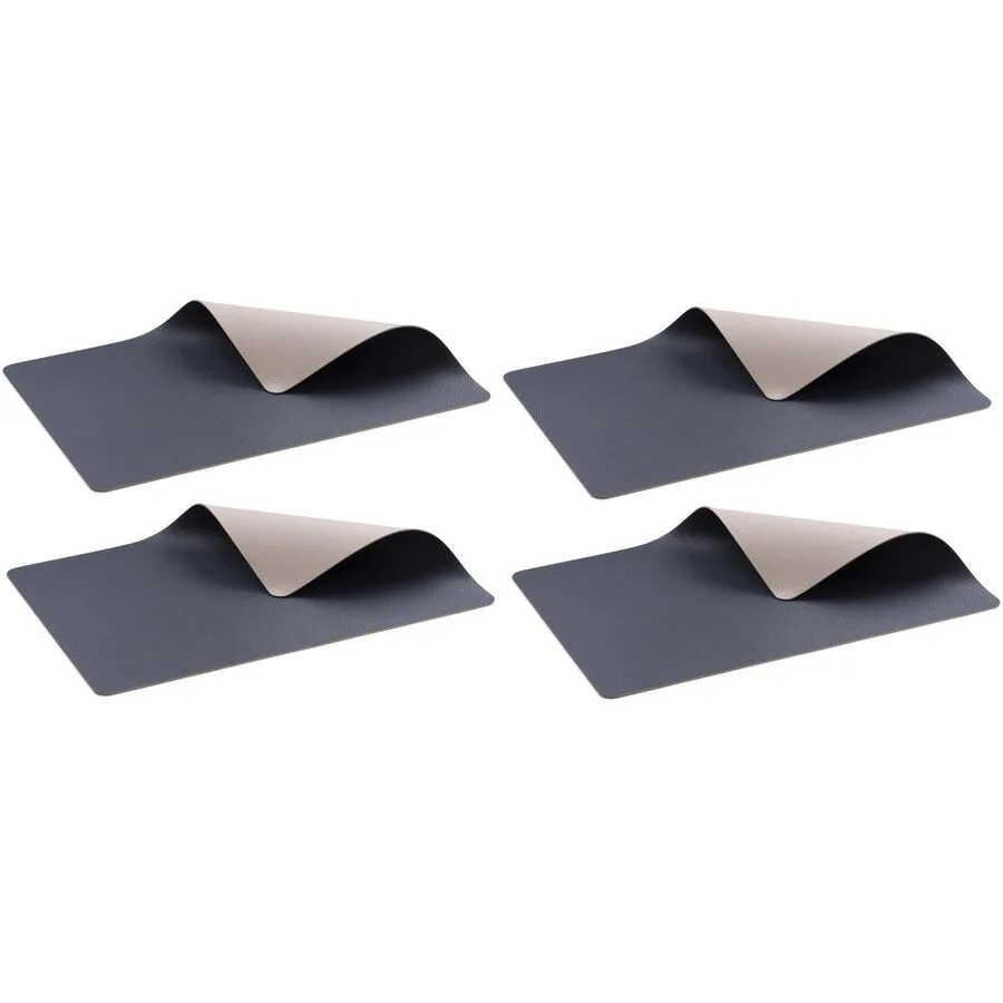 Tischset BITZ Sand/Dunkelblau Vinyl B 33 cm