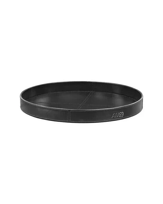 Mendoza Tray Round Black OUTLET