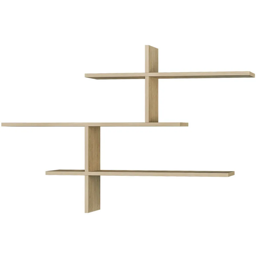 Wandregal Georis eiche Holzwerkstoff B 123 T 22 cm