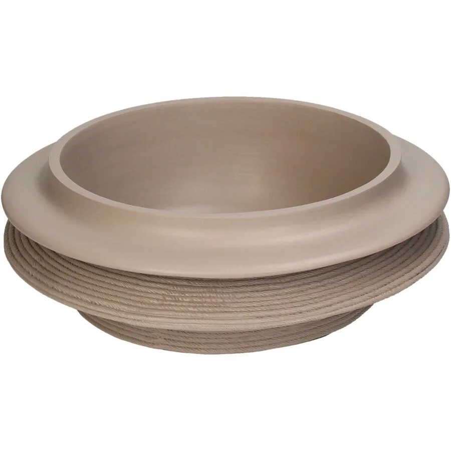 Schale Levend sand Glas D 28 cm H 9.5 cm