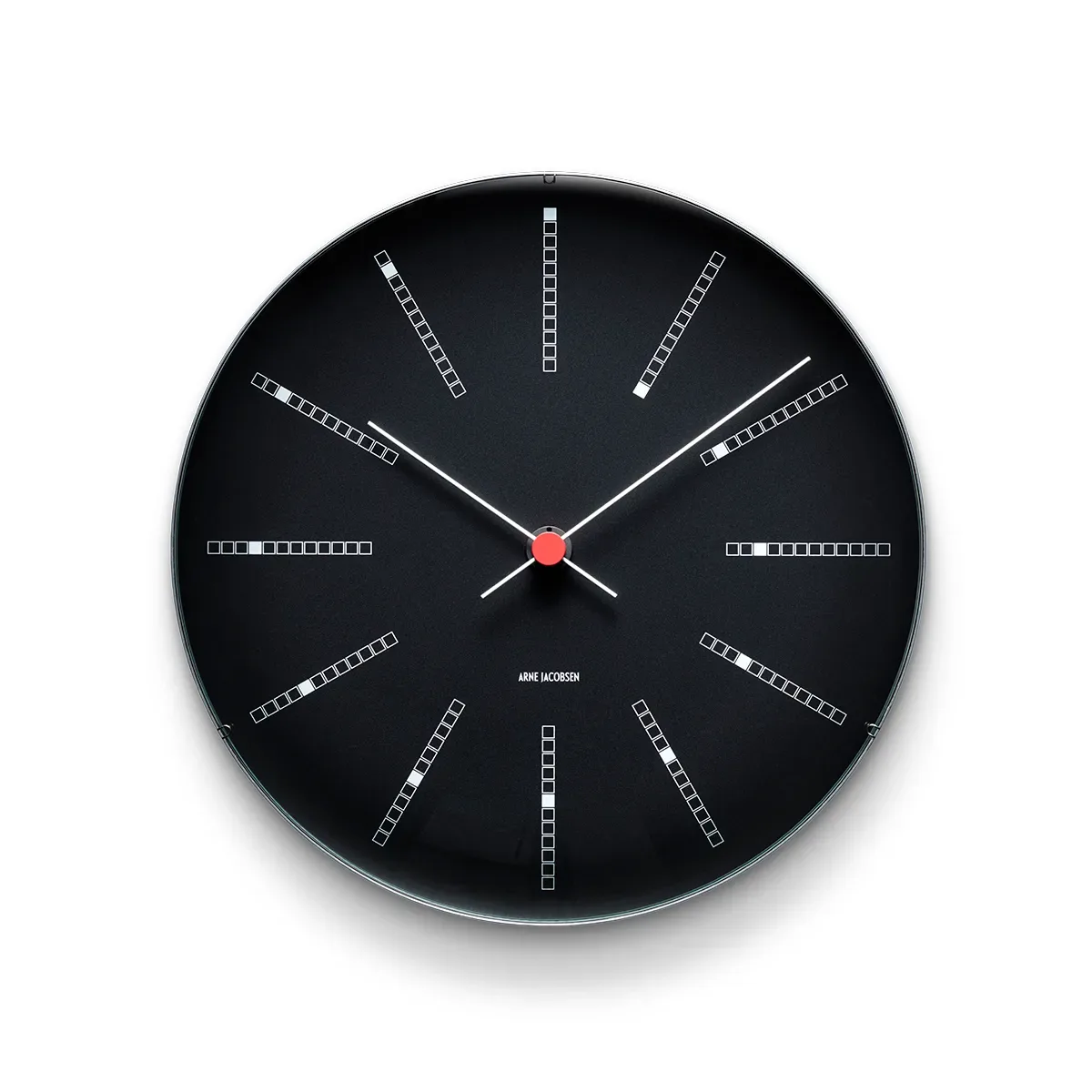 Arne Jacobsen Clocks AJ Bankers väggur svart Ø 29 cm