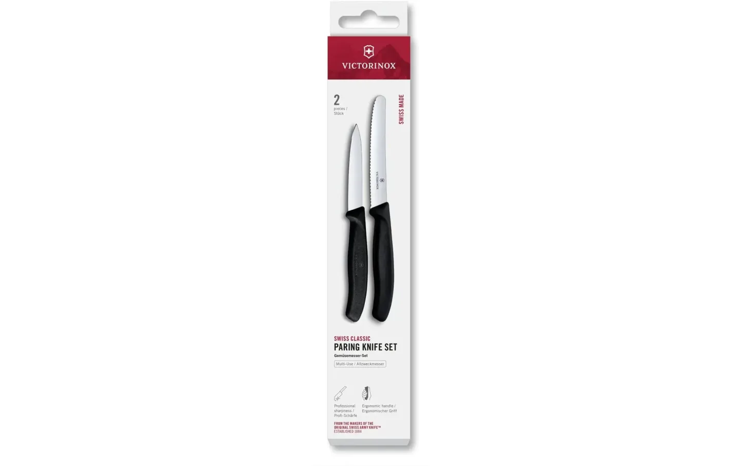 Alltron Gemüsemesser-Set Swiss Classic, Von Victorinox Schwarz | Schubiger Möbel
