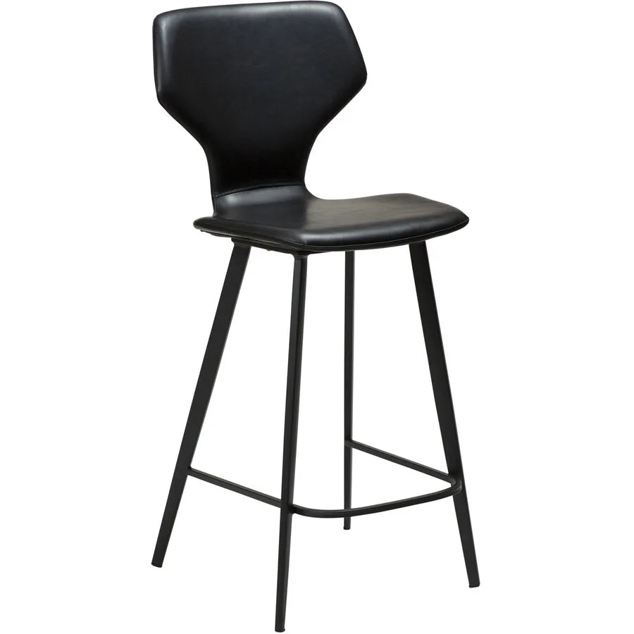 DAN-FORM Barhocker 2er-Set S.I.T black Kunstleder H 102 cm