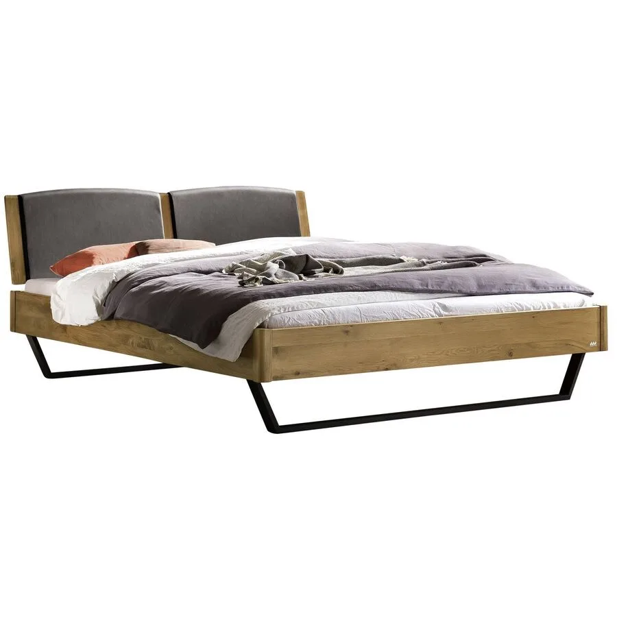 Hasena Bett Castello Braun Holz 180 x 210 cm - Farbe: Wildeiche