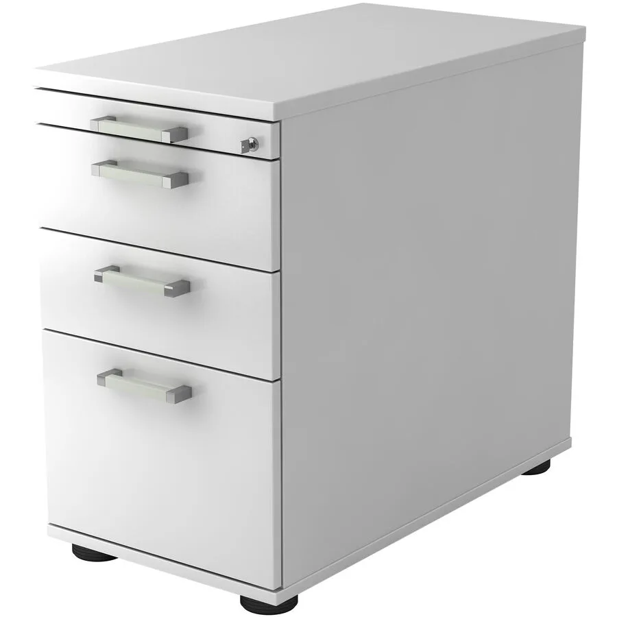 Standcontainer Office weiss Holzwerkstoff B 42.8 H 76 cm