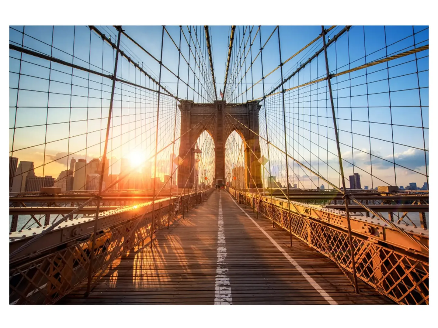 image LAND Digitaldruck auf Acrylglas Brooklyn Bridge | Schubiger Möbel