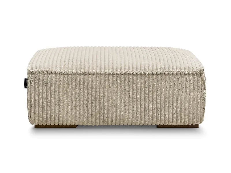 Hocker BOBOCHIC CHELSEA 68x100x40cm cord-stoff taupe