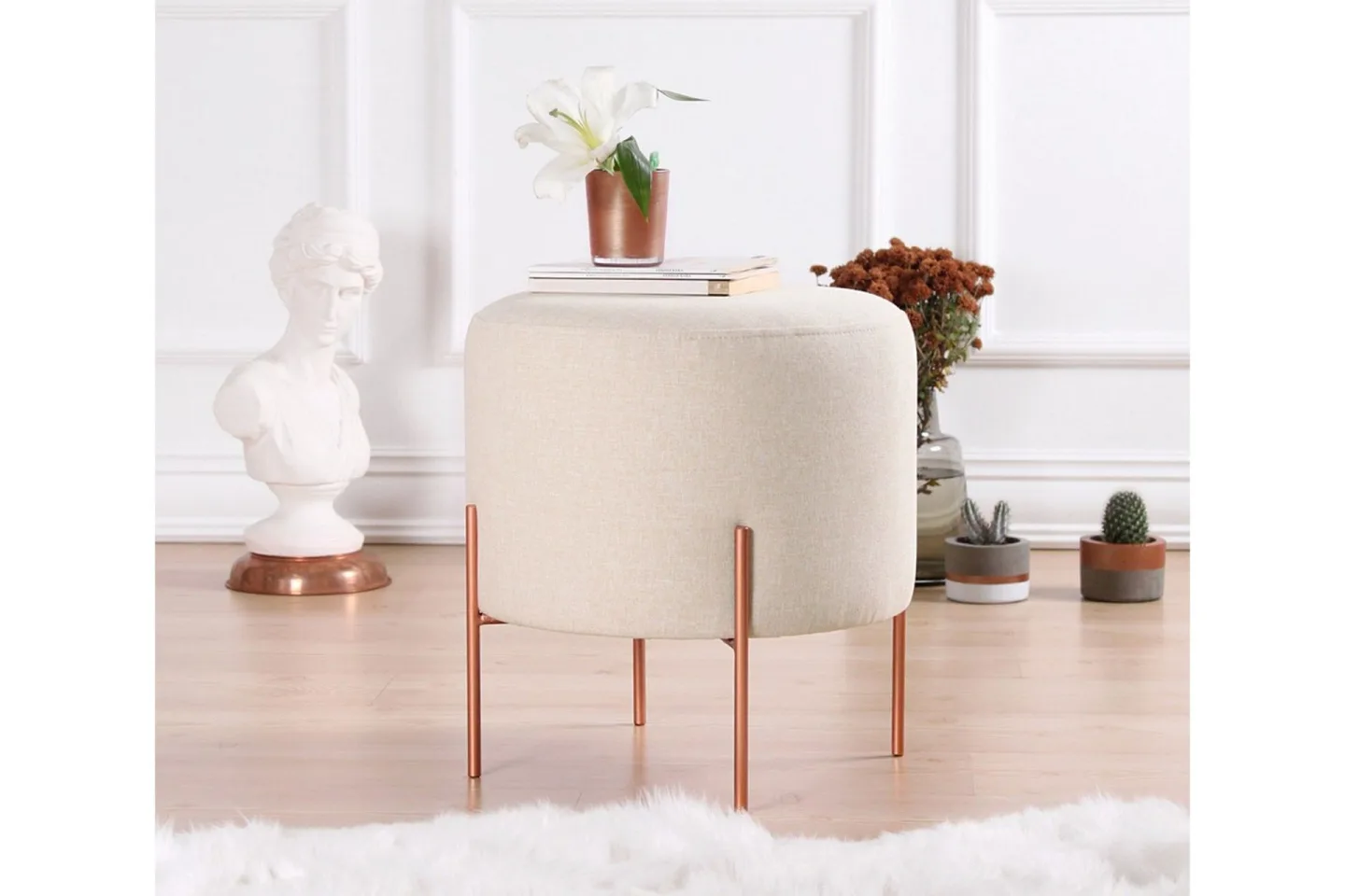 Yellowknife Sittpuff 40 cm - Beige
