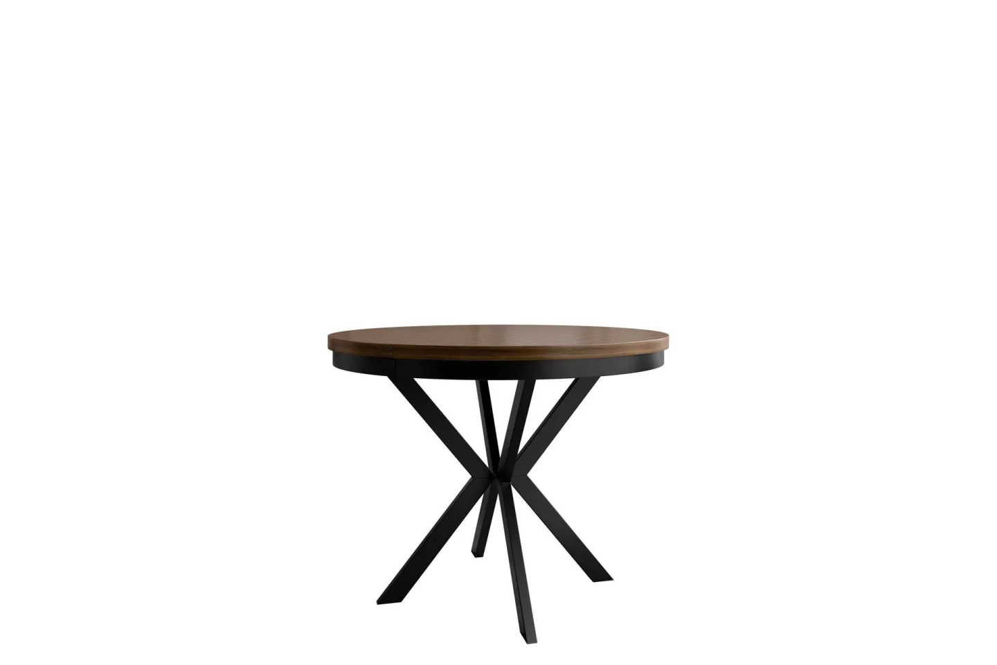Sereth Matbord 100 cm Rund - Brun/Svart