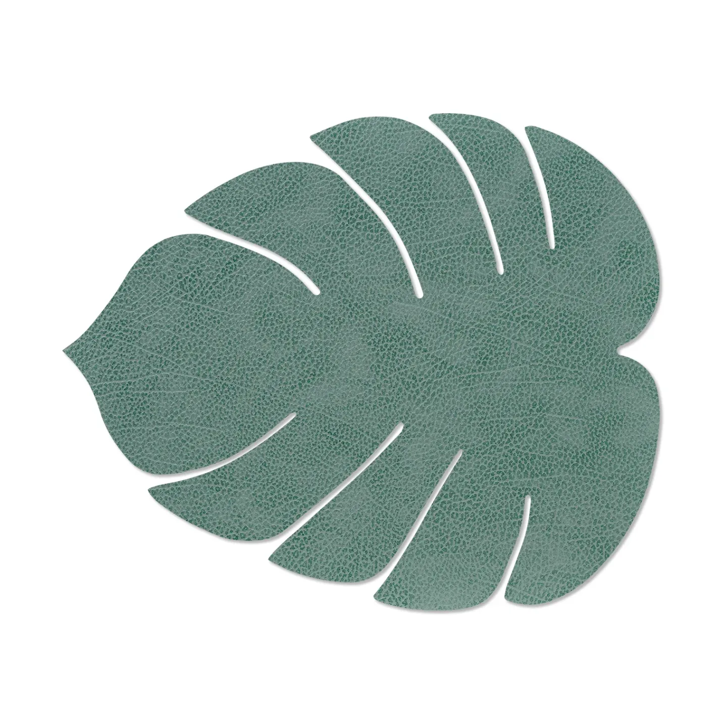 LIND DNA Monstera Leaf Hippo bordstablett L Pastellgrön