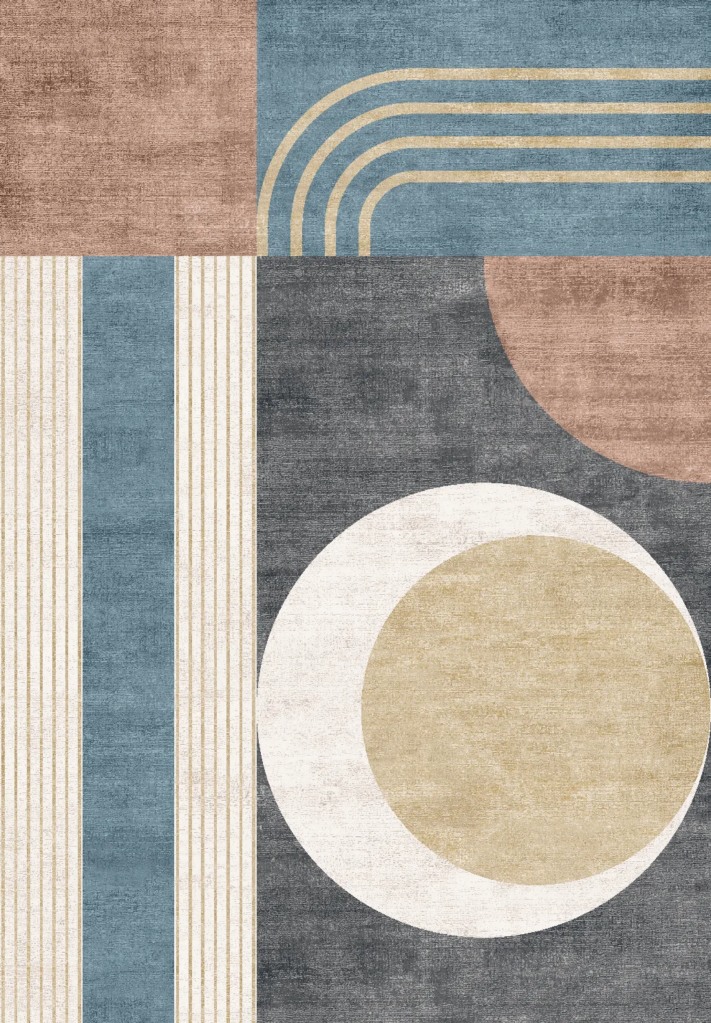 Wilton-teppe - Lolo (multi) (Størrelse: 160 x 230 cm)