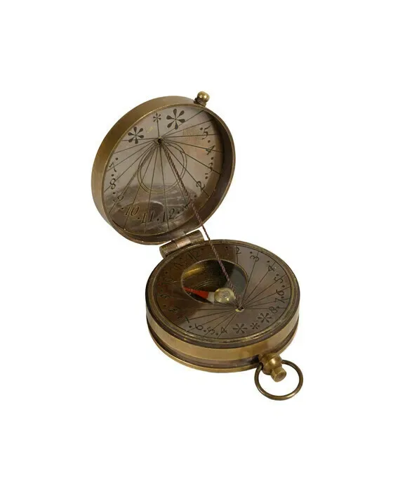 Mini Compass Antique Brass