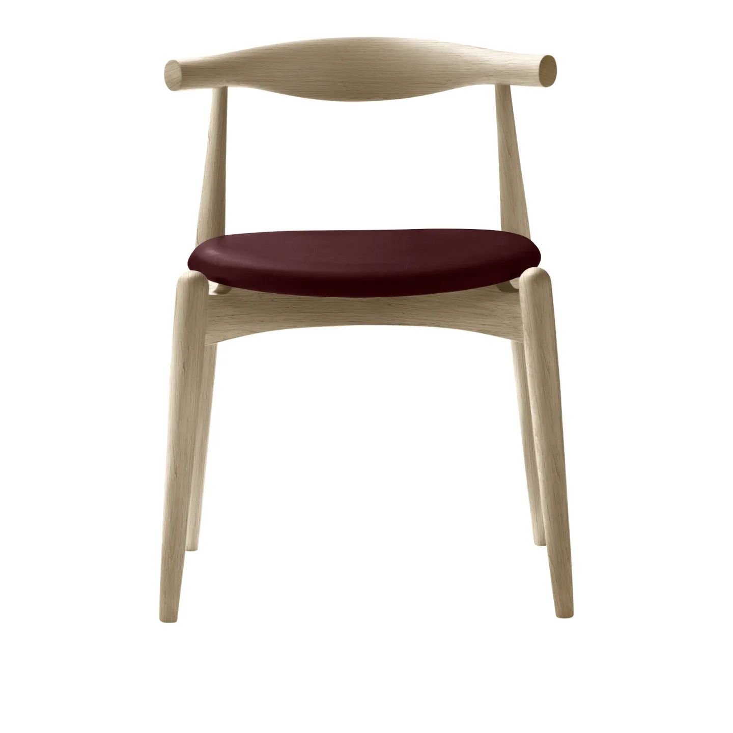 Carl Hansen - CH20, Tvålad Ek, Lädergrupp C Sif - 93 - Matstolar - Hans J. Wegner - Träfärgad - Trä