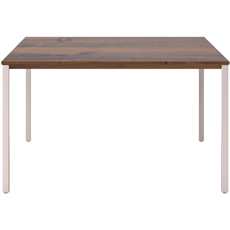 Beistelltisch Barillo Braun Holz 60 cm - Material: Nussbaum