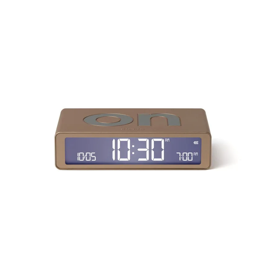 Lexon Wecker Flip Soft Gold B 10.4 cm