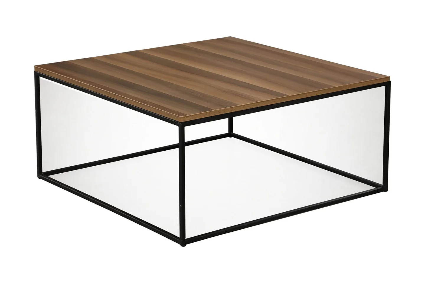 Falan Soffbord 75 cm - Valnötsbrun/Svart