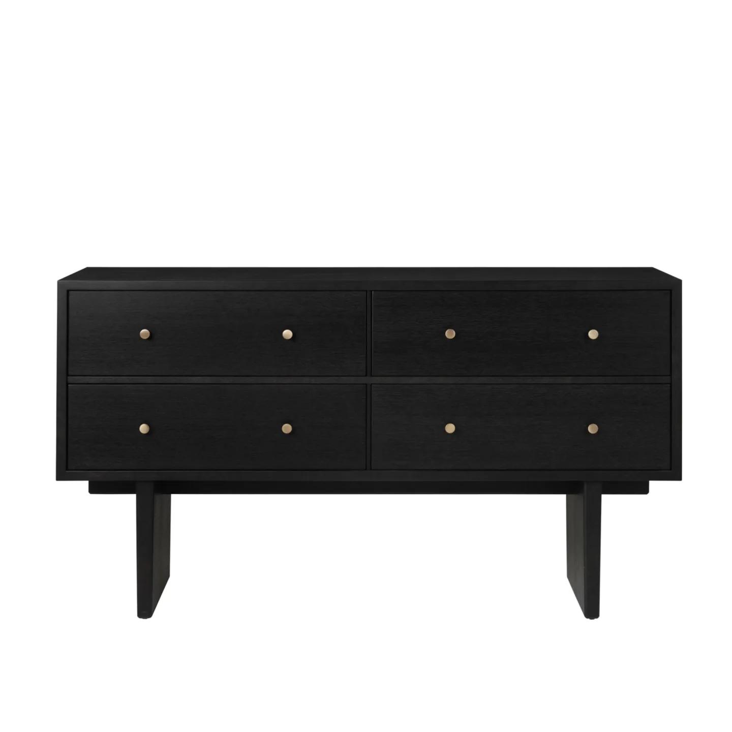Gubi - Private Sideboard Brown/Black Stained Oak - Skänkar och sideboards - Space Copenhagen - Brun,Svart - Metall/Trä