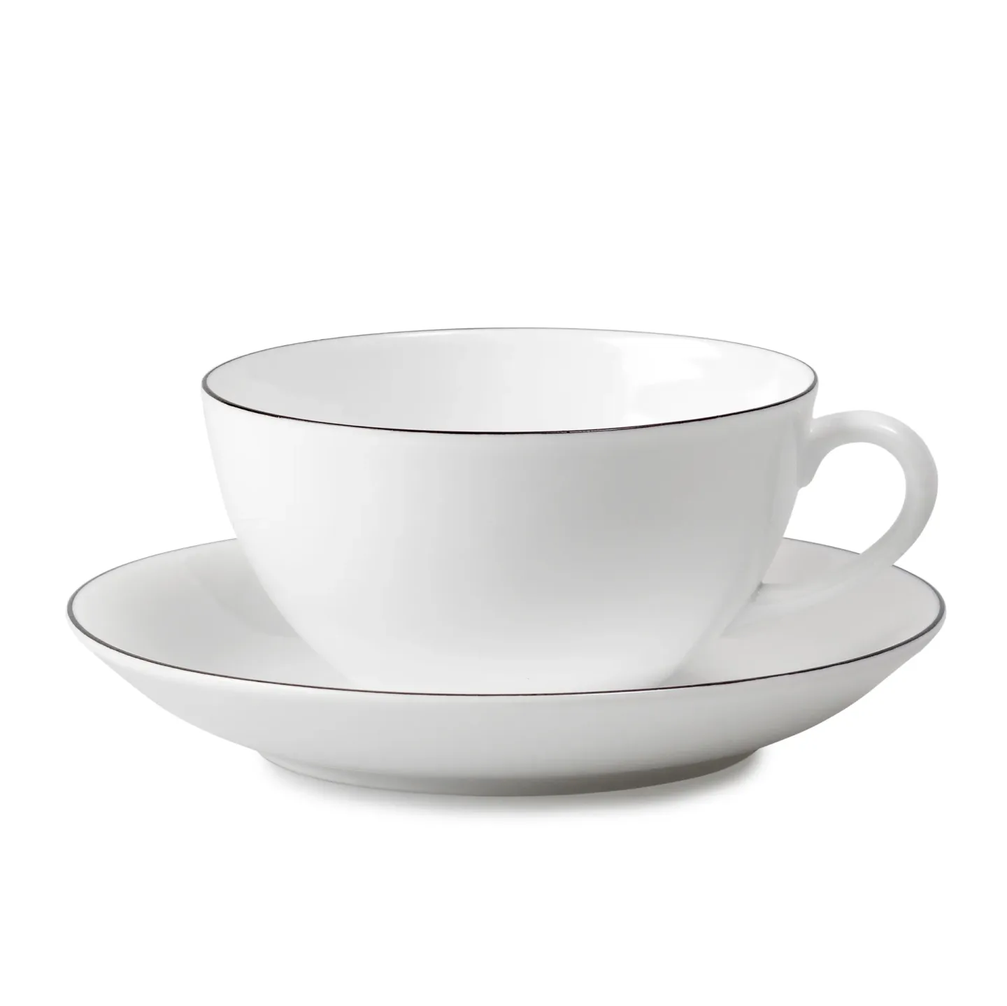 Gustavsbergs Porslinsfabrik Natur Tee-Set Rund Teetasse + Untersetzer