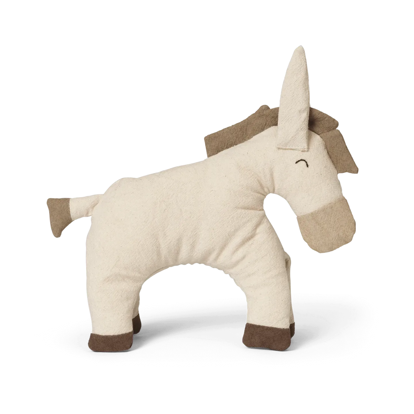 Ferm Living Donkey Kuscheltier Undyed-dark sand