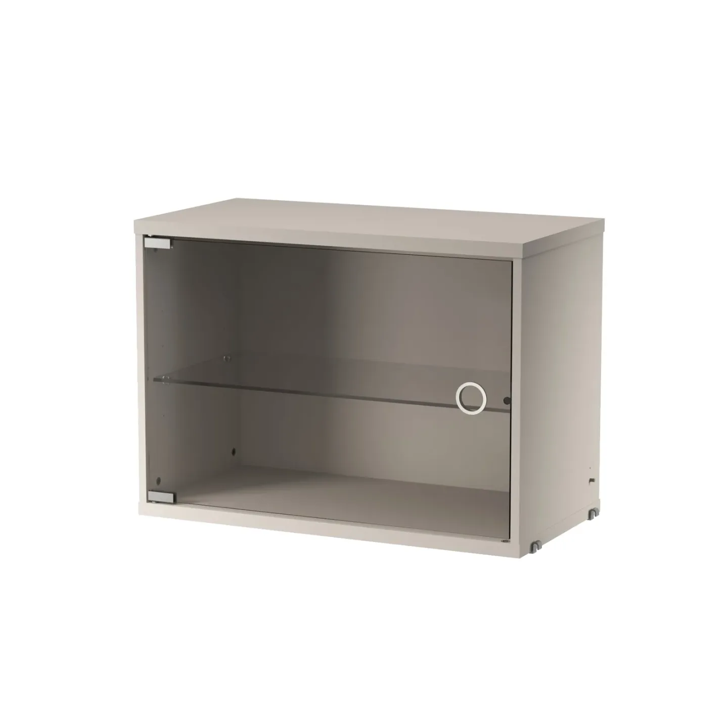 String String Vitrinenschrank Beige, 58x30 cm