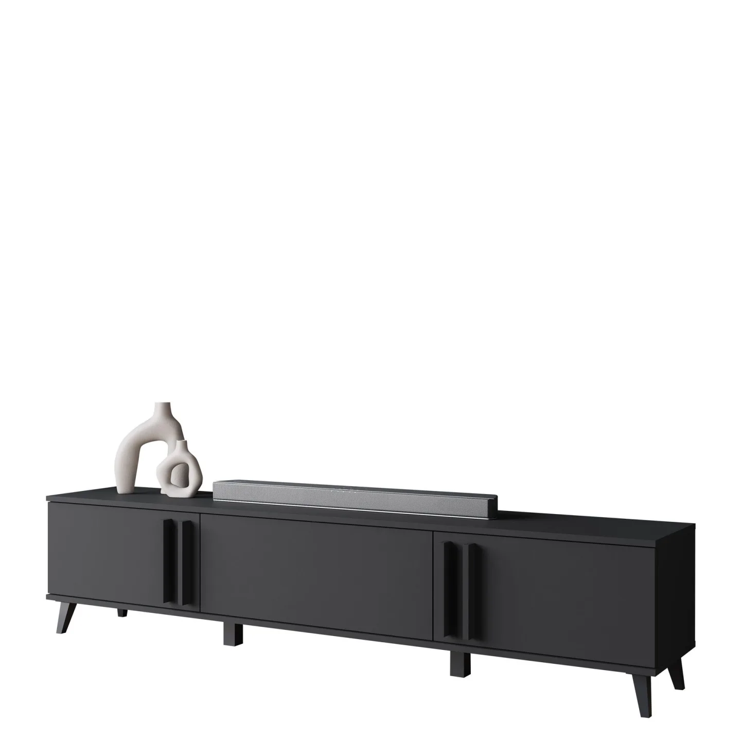 Torvos Tv-bänk 180 cm - Svart