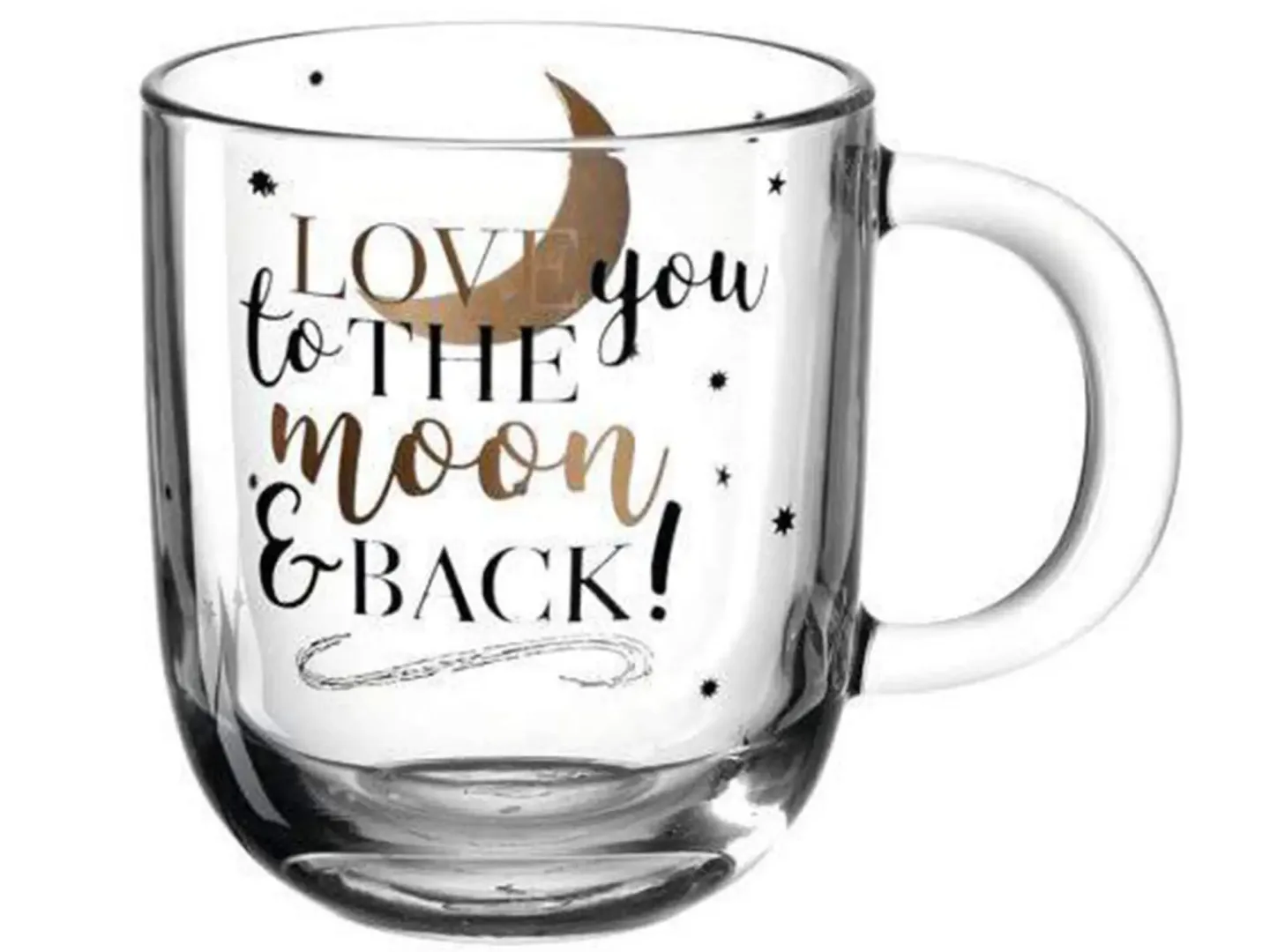 Alltron Kaffeetasse Emozione Love 400 ml, Transparent | Schubiger Möbel